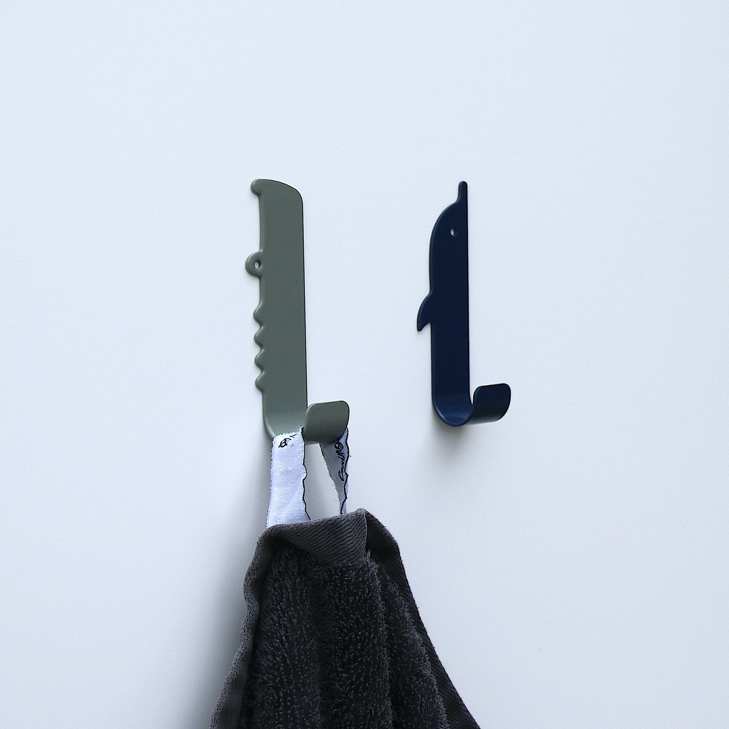 Kids Bathroom Wall Hook Crocodile Green