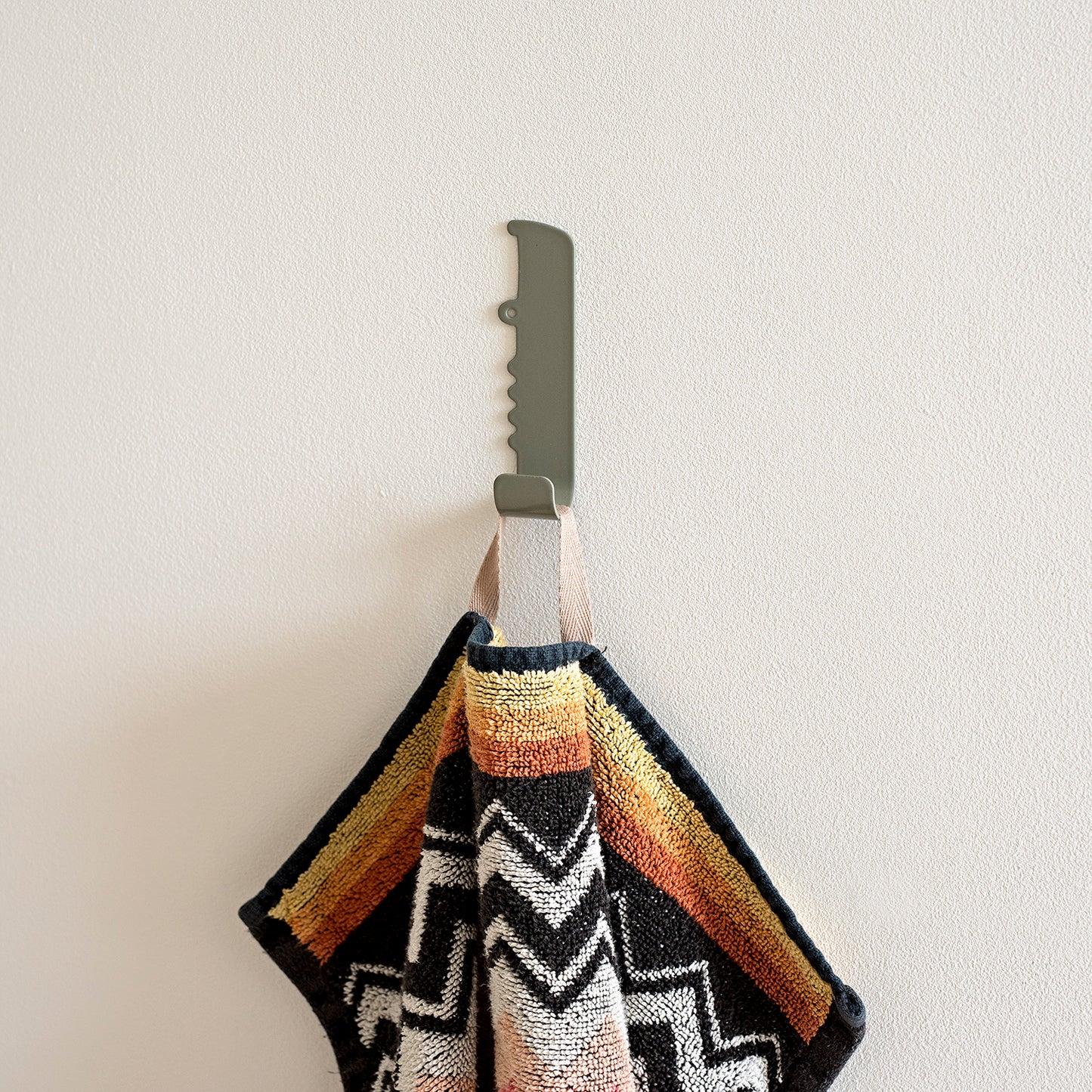 Kids Bathroom Wall Hook Crocodile Green