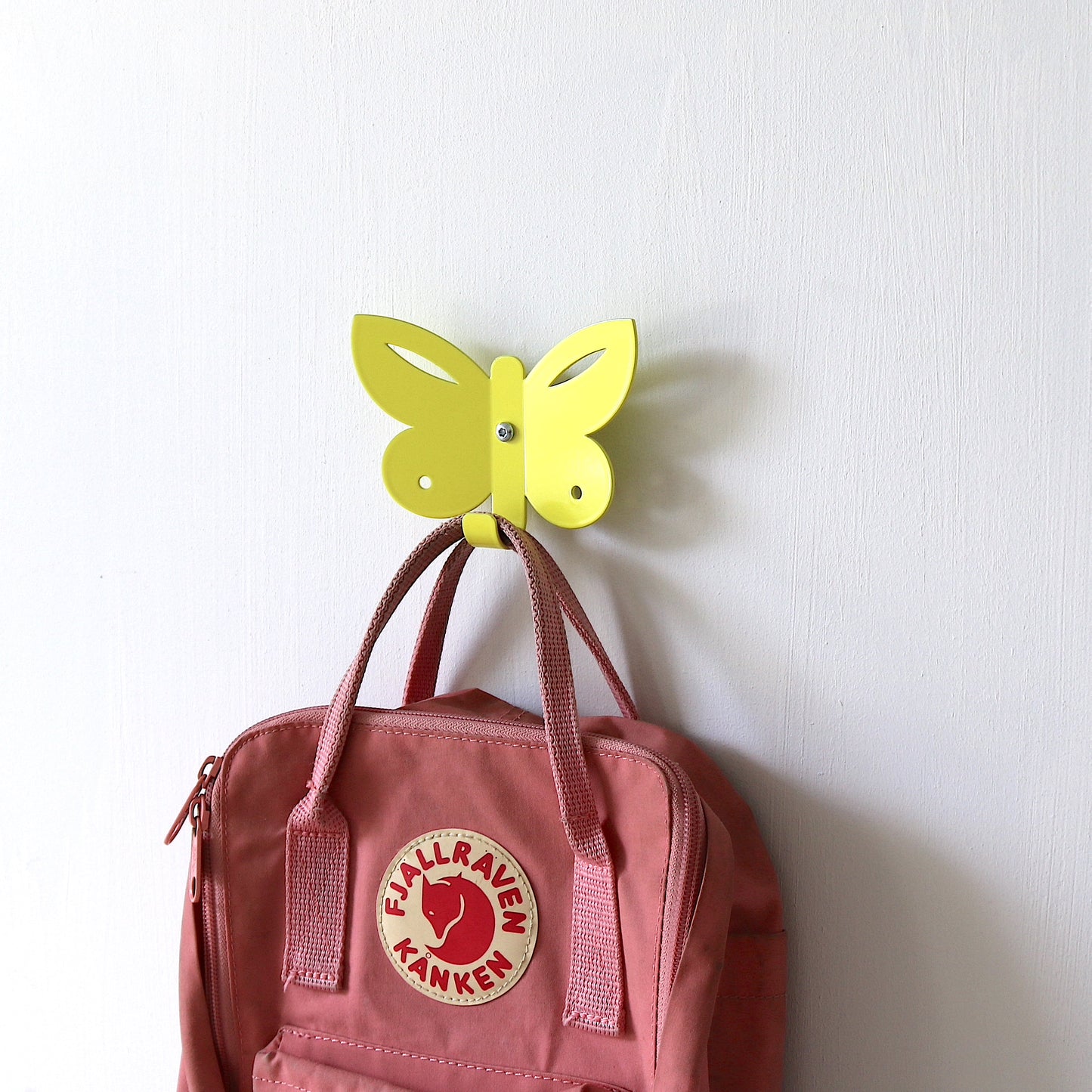 Kids Wall Hook Butterfly Yellow -  Krok Fjäril