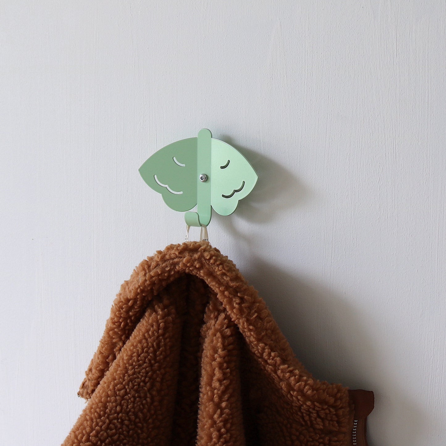Kids Wall Hook Butterfly Green