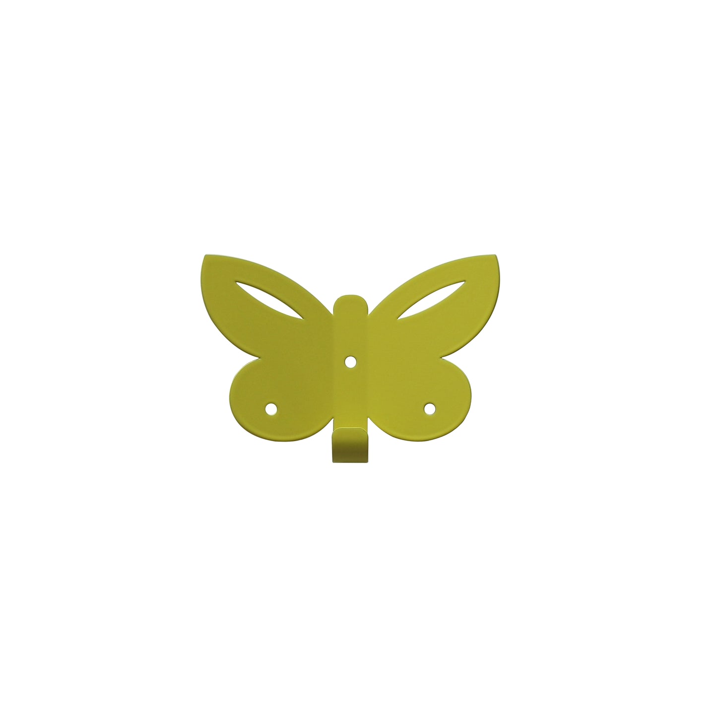 Kids Wall Hook Butterfly Yellow -  Krok Fjäril