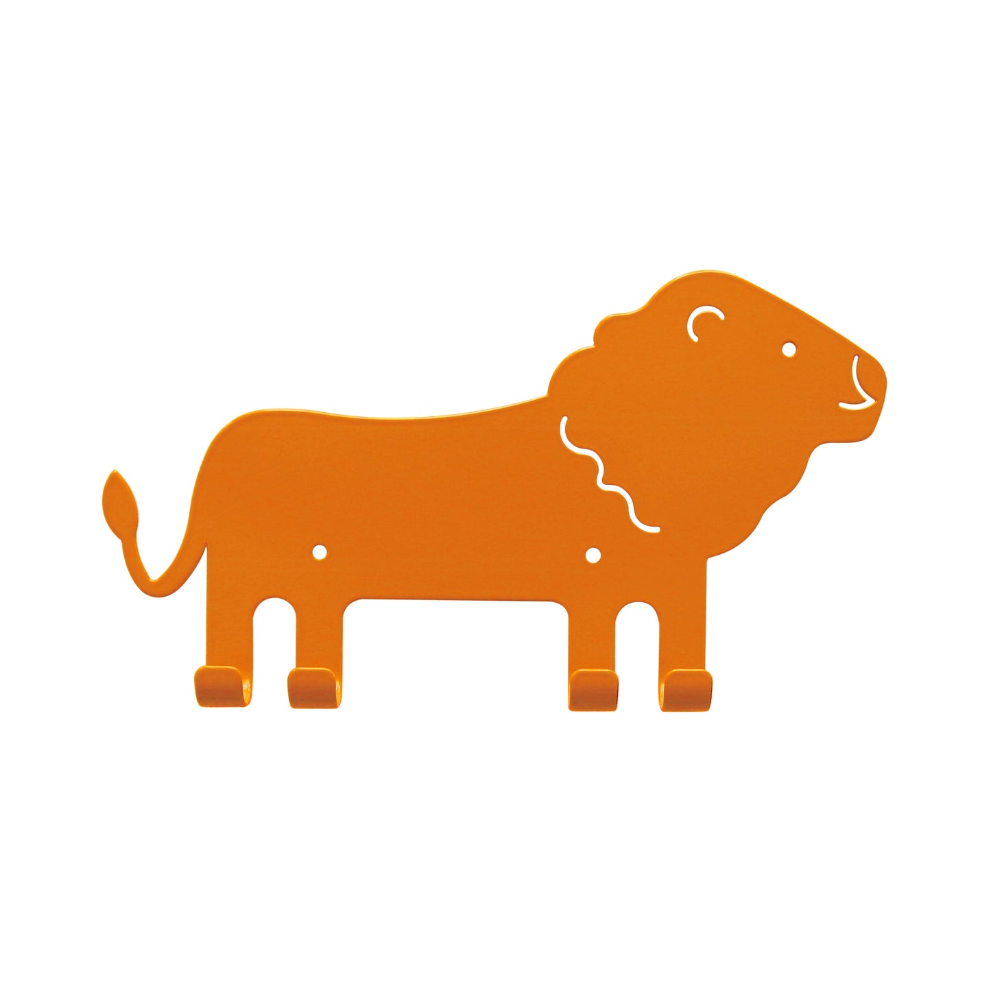 Kids Wall Hook Lion Yellow