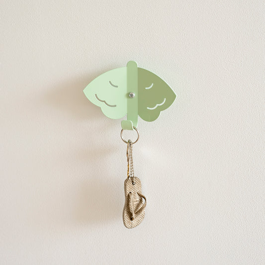 Kids Wall Hook Butterfly Green