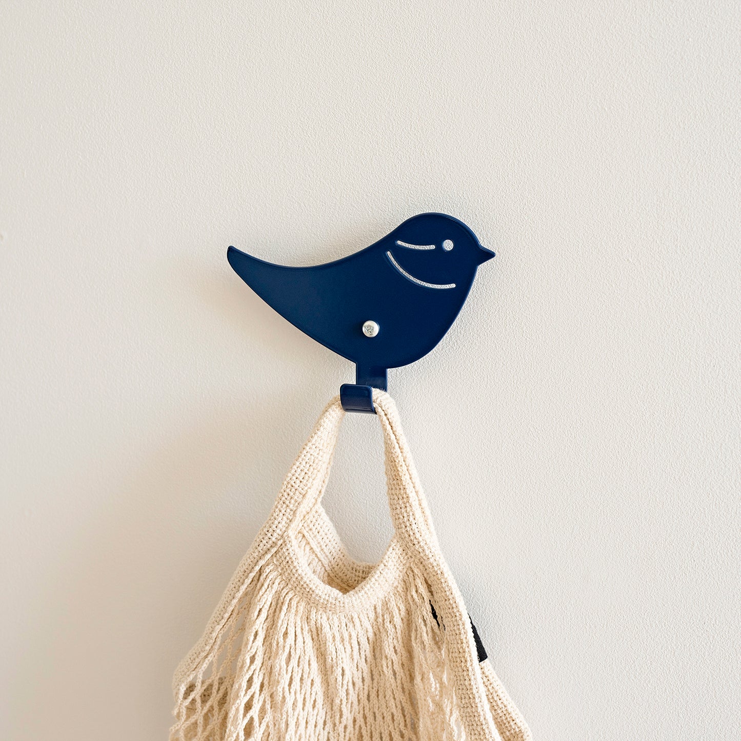 Kids Wall Hook Bird Blue