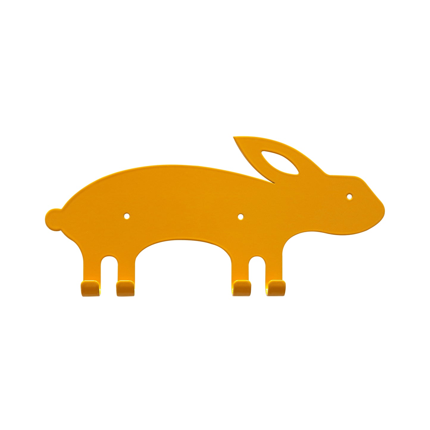 Kids Wall Hook Rabbit Yellow