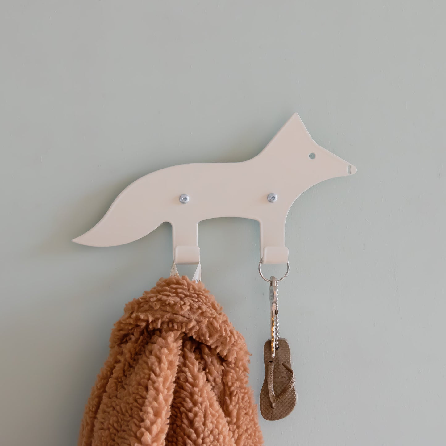 Kids Wall Hook Artic Fox
