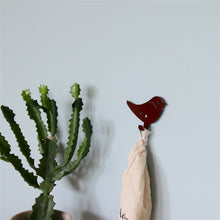 Load image into Gallery viewer, Kids Wall Hook Bird Brown
